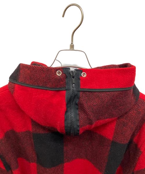 JOHNSON WOOLEN MILLS（ジョンソンウーレンミルズ）JOHNSON WOOLEN MILLS (ジョンソンウーレンミルズ) バッファローチェックウールハンティングジャケット レッド サイズ:不明の古着・服飾アイテム