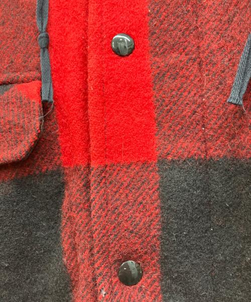 JOHNSON WOOLEN MILLS（ジョンソンウーレンミルズ）JOHNSON WOOLEN MILLS (ジョンソンウーレンミルズ) バッファローチェックウールハンティングジャケット レッド サイズ:不明の古着・服飾アイテム