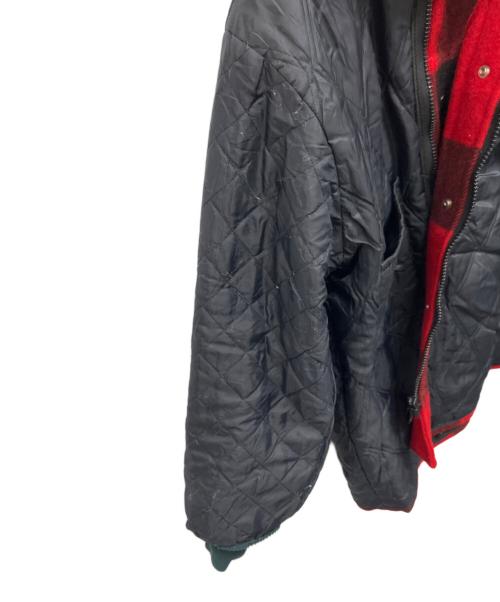 JOHNSON WOOLEN MILLS（ジョンソンウーレンミルズ）JOHNSON WOOLEN MILLS (ジョンソンウーレンミルズ) バッファローチェックウールハンティングジャケット レッド サイズ:不明の古着・服飾アイテム
