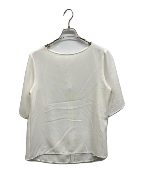 EVERYDAY I LIKE.（エヴリデイ アイ ライク）EVERYDAY I LIKE. (エヴリデイ アイ ライク) Sofia Half sleeve ブラウス ホワイト サイズ:Freeの古着・服飾アイテム