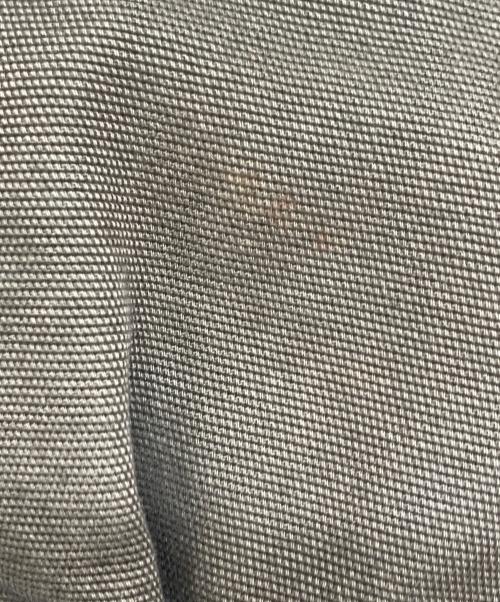 Eddie Bauer（エディーバウアー）Eddie Bauer (エディーバウアー) 襟レザートラッカージャケット カーキ サイズ:Mの古着・服飾アイテム