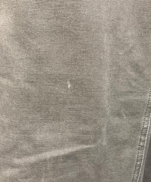 Eddie Bauer（エディーバウアー）Eddie Bauer (エディーバウアー) 襟レザートラッカージャケット カーキ サイズ:Mの古着・服飾アイテム