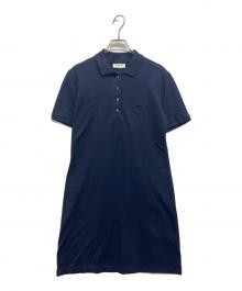 LACOSTE（ラコステ）の古着「ポロシャツワンピース」｜ネイビー