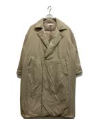 SIMPLICITEシンプリシテ）の古着「ワッシャーナイロンダウンチェスターコート」｜ベージュ