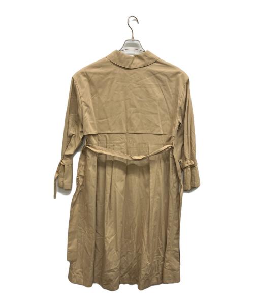 BLUE LABEL CRESTBRIDGE（ブルーレーベルクレストブリッジ）BLUE LABEL CRESTBRIDGE (ブルーレーベルクレストブリッジ) ステンカラーコート ベージュ サイズ:38の古着・服飾アイテム