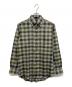 Aquascutum（アクアスキュータム）の古着「チェックシャツ」｜グレー×グリーン