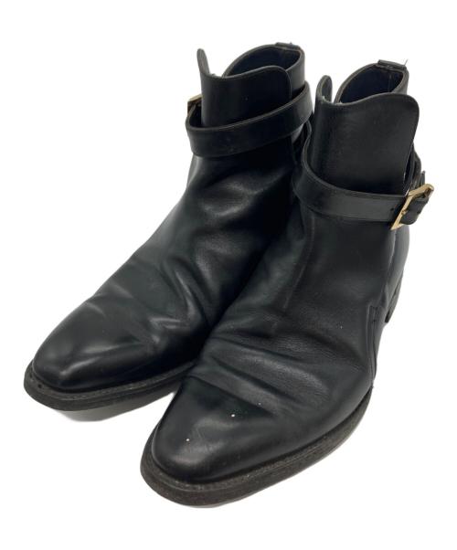CHEANEY（チーニー）CHEANEY (チーニー) SHIPS (シップス) ベルテッドブーツ ブラック サイズ:7の古着・服飾アイテム