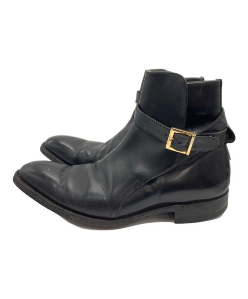 CHEANEY（チーニー）CHEANEY (チーニー) SHIPS (シップス) ベルテッドブーツ ブラック サイズ:7の古着・服飾アイテム