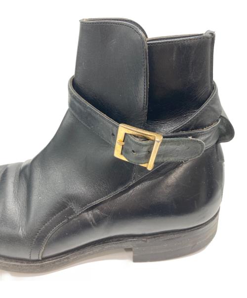 CHEANEY（チーニー）CHEANEY (チーニー) SHIPS (シップス) ベルテッドブーツ ブラック サイズ:7の古着・服飾アイテム