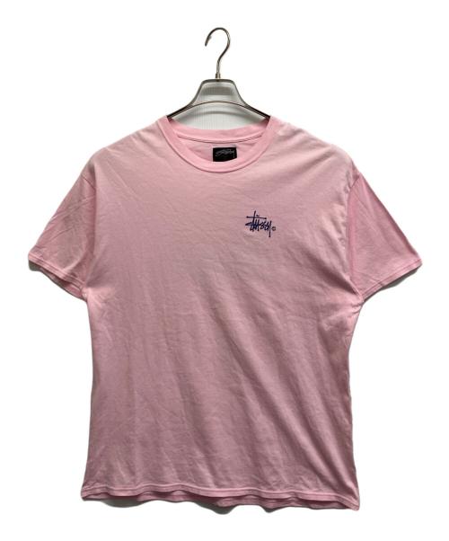 stussy（ステューシー）stussy (ステューシー) プリントTシャツ ピンク サイズ:Sの古着・服飾アイテム