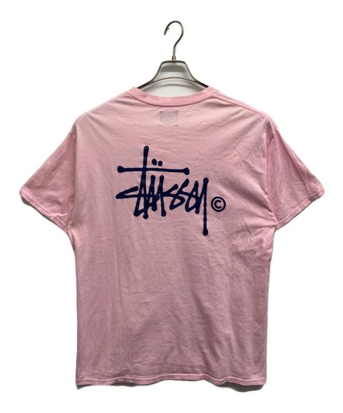 stussy（ステューシー）stussy (ステューシー) プリントTシャツ ピンク サイズ:Sの古着・服飾アイテム