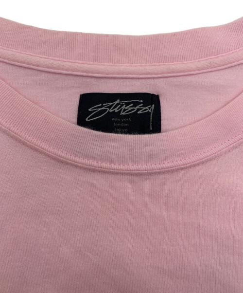 stussy（ステューシー）stussy (ステューシー) プリントTシャツ ピンク サイズ:Sの古着・服飾アイテム