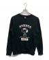 NUMBER (N)INE（ナンバーナイン）の古着「ピーナッツコラボラグランスウェット」｜ブラック