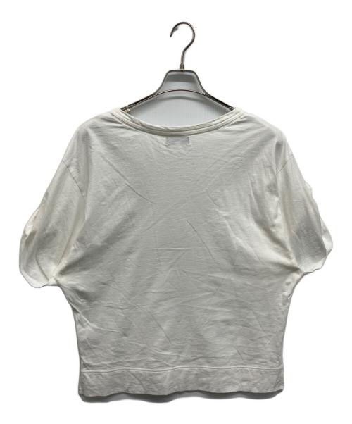 BURBERRY BLUE LABEL（バーバリー ブルー レーベル）BURBERRY BLUE LABEL (バーバリー ブルー レーベル) ロゴプリントTシャツ ホワイト サイズ:38の古着・服飾アイテム