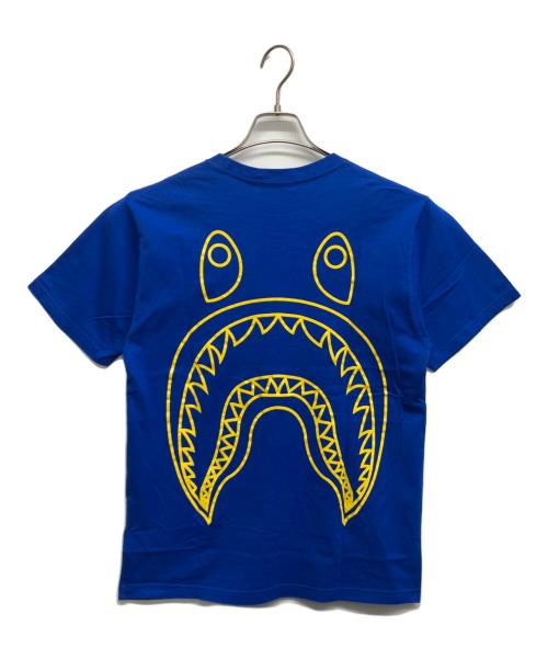 A BATHING APE（アベイシングエイプ）A BATHING APE (ア ベイシング エイプ) Big sharkTシャツ ブルー サイズ:Mの古着・服飾アイテム