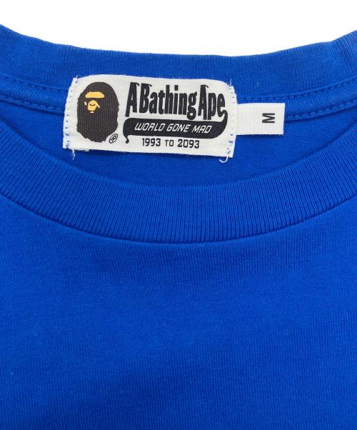 A BATHING APE（アベイシングエイプ）A BATHING APE (ア ベイシング エイプ) Big sharkTシャツ ブルー サイズ:Mの古着・服飾アイテム