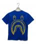 A BATHING APE (ア ベイシング エイプ) Big sharkTシャツ ブルー サイズ:M：5000円