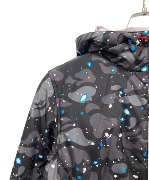 A BATHING APE（ア ベイシング エイプ）A BATHING APE (ア ベイシング エイプ) SPACE CAMO HOODIE JACKET ブラック サイズ:Mの古着・服飾アイテム