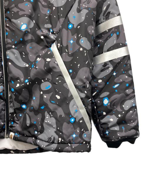 A BATHING APE（ア ベイシング エイプ）A BATHING APE (ア ベイシング エイプ) SPACE CAMO HOODIE JACKET ブラック サイズ:Mの古着・服飾アイテム