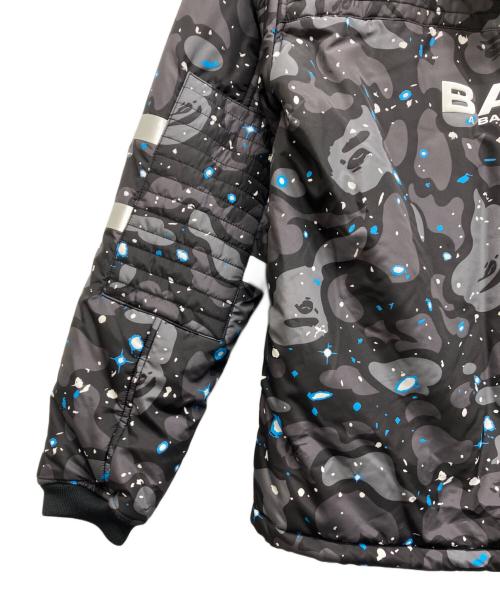 A BATHING APE（ア ベイシング エイプ）A BATHING APE (ア ベイシング エイプ) SPACE CAMO HOODIE JACKET ブラック サイズ:Mの古着・服飾アイテム