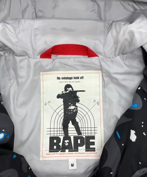 A BATHING APE（ア ベイシング エイプ）A BATHING APE (ア ベイシング エイプ) SPACE CAMO HOODIE JACKET ブラック サイズ:Mの古着・服飾アイテム