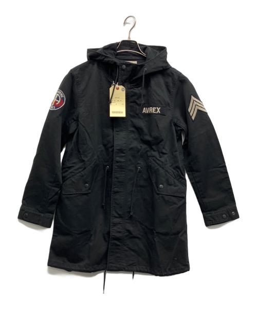 AVIREX（アヴィレックス）AVIREX (アヴィレックス) モッズコート ブラック サイズ:Mの古着・服飾アイテム