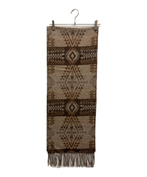 PENDLETON（ペンドルトン）PENDLETON (ペンドルトン) Canyonlands柄アルパカストール ブラウンの古着・服飾アイテム