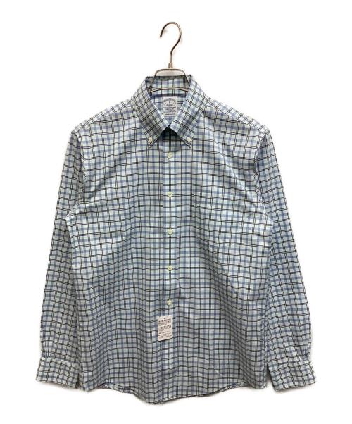 BROOKS BROTHERS（ブルックスブラザーズ）BROOKS BROTHERS (ブルックスブラザーズ) チェックBDシャツ スカイブルー サイズ:Sの古着・服飾アイテム