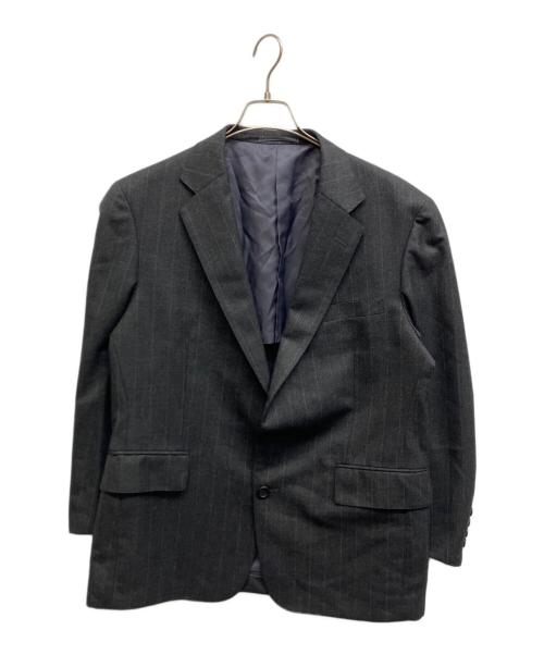 J.PRESS（ジェイプレス）J.PRESS (ジェイプレス) ウールセットアップ グレー サイズ:Ｃ94-Ｗ86-Ｔ165 B4の古着・服飾アイテム