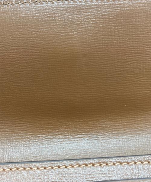 GUCCI（グッチ）GUCCI (グッチ) ジャッキー1961 チェーンウォレット ベージュの古着・服飾アイテム