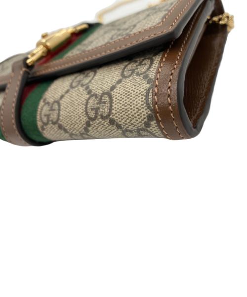 GUCCI（グッチ）GUCCI (グッチ) ジャッキー1961 チェーンウォレット ベージュの古着・服飾アイテム