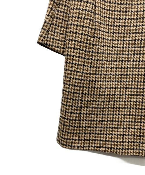 WEEKEND Max Mara（ウィークエンド マックスマーラ）Weekend Max Mara (ウィークエンド マックスマーラ) Davy Houndstooth Coat ブラウン サイズ:42の古着・服飾アイテム