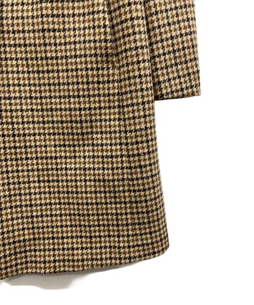 WEEKEND Max Mara（ウィークエンド マックスマーラ）Weekend Max Mara (ウィークエンド マックスマーラ) Davy Houndstooth Coat ブラウン サイズ:42の古着・服飾アイテム