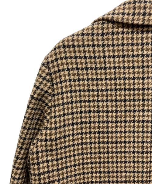 WEEKEND Max Mara（ウィークエンド マックスマーラ）Weekend Max Mara (ウィークエンド マックスマーラ) Davy Houndstooth Coat ブラウン サイズ:42の古着・服飾アイテム