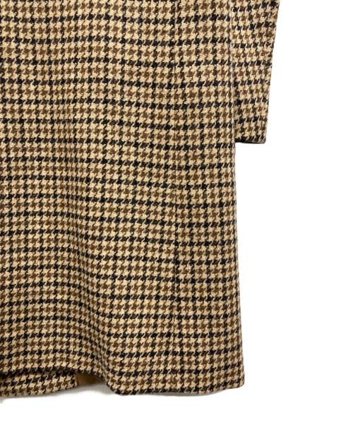 WEEKEND Max Mara（ウィークエンド マックスマーラ）Weekend Max Mara (ウィークエンド マックスマーラ) Davy Houndstooth Coat ブラウン サイズ:42の古着・服飾アイテム