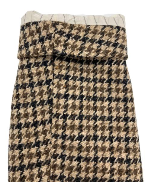 WEEKEND Max Mara（ウィークエンド マックスマーラ）Weekend Max Mara (ウィークエンド マックスマーラ) Davy Houndstooth Coat ブラウン サイズ:42の古着・服飾アイテム