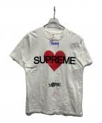 SUPREMEシュプリーム）の古着「25SS ハートグラフィックTシャツ」｜ホワイト