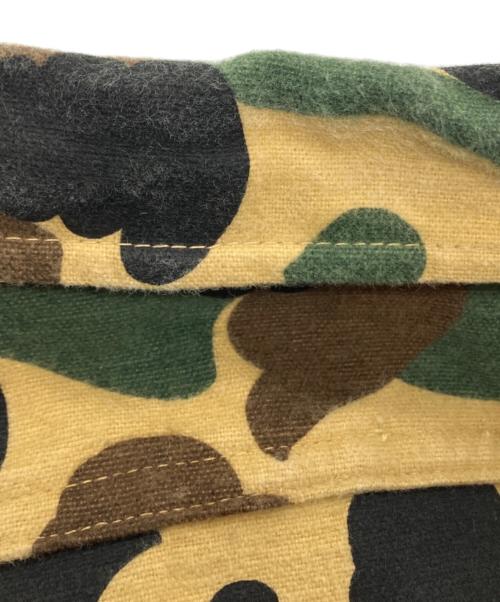 WOOLRICH（ウールリッチ）WOOLRICH (ウールリッチ) ダックハンターカモ シャモアクロス フラップポケット L/S シャツ ベージュ サイズ:Mの古着・服飾アイテム