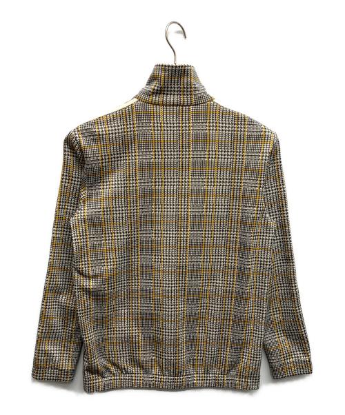 adidas（アディダス）adidas (アディダス) タータンチェックトラックジャケット ベージュ サイズ:Mの古着・服飾アイテム