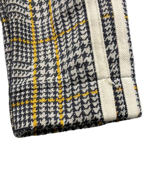 adidas（アディダス）adidas (アディダス) タータンチェックトラックジャケット ベージュ サイズ:Mの古着・服飾アイテム