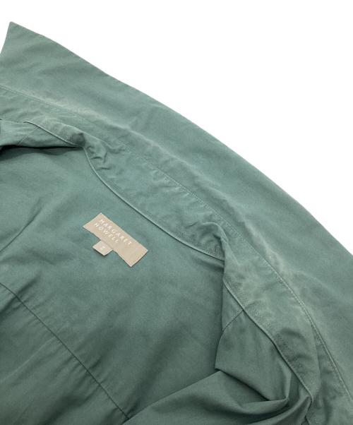 MARGARET HOWELL（マーガレットハウエル）MARGARET HOWELL (マーガレットハウエル) PLAIN WEAVE COTTON ONE-PEICE グリーン サイズ:2の古着・服飾アイテム