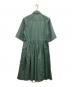 MARGARET HOWELL (マーガレットハウエル) PLAIN WEAVE COTTON ONE-PEICE グリーン サイズ:2：7000円