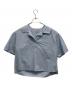 MARGARET HOWELL（マーガレットハウエル）の古着「MARGARET HOWELL COTTON LINEN SHIRT」｜ブルー