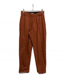 MARGARET HOWELL（マーガレットハウエル）の古着「PLAIN COTTON SILK」｜ブラウン