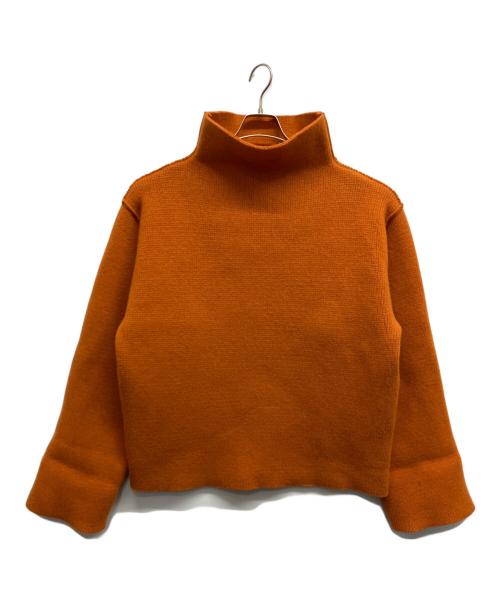 MAISON EUREKA（メゾンエウレカ）MAISON EUREKA (メゾンエウレカ) COMPRESSED VOLUME SWEATER オレンジ サイズ:Sの古着・服飾アイテム