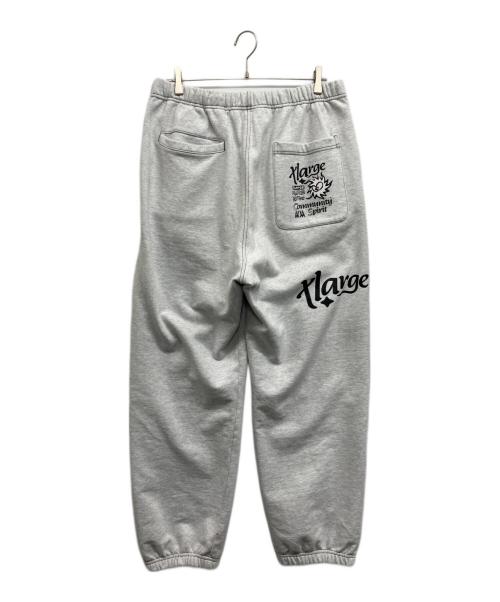 X-LARGE（エクストララージ）X-LARGE (エクストララージ) COMMUNITY SPIRIT SWEATPANTS グレー サイズ:Lの古着・服飾アイテム