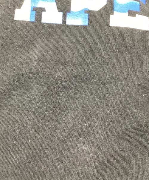 A BATHING APE（ア ベイシング エイプ）A BATHING APE (ア ベイシング エイプ) CAMO COLLEGE TEE ブラック サイズ:2XLの古着・服飾アイテム