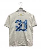A BATHING APEア ベイシング エイプ）の古着「31st Anniversary Ape Head Tee」｜ホワイト