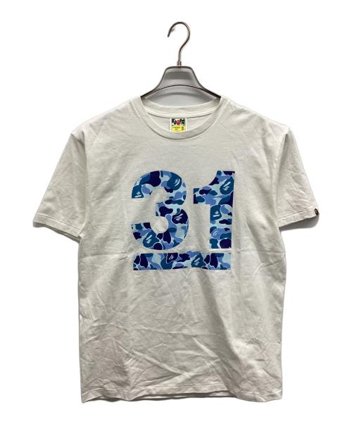 A BATHING APE（ア ベイシング エイプ）A BATHING APE (ア ベイシング エイプ) 31st Anniversary Ape Head Tee ホワイト サイズ:XLの古着・服飾アイテム