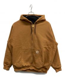 CarHartt（カーハート）の古着「裏サーマルジップパーカー」｜ブラウン